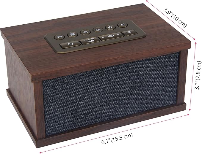 White Noise Sound Machine, Portable Sound Machine with 70 Soothing Sounds, 3 Timer Memory Function 30 Volume Levels Sleep Machines for Baby Kids Adult Home Office Travel, Black