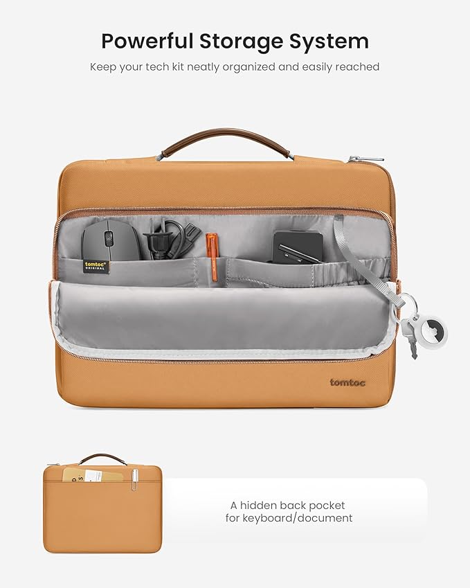tomtoc 360 Protective Laptop Carrying Case for 15.6 Inch Acer Aspire 5 Slim Laptop, 15.6-16 Inch ASUS Strix G16/G15, Dell XPS 17 Laptop, More Dell Lenovo ThinkPad 15 Inch Chromebook