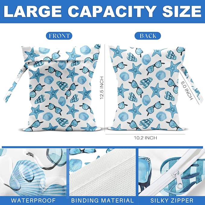 Beach Bags Wet Bag for Swimsuit Tote Bag for Friends Travel Gifts, Aloha Bags Waterproof Vacation Essential