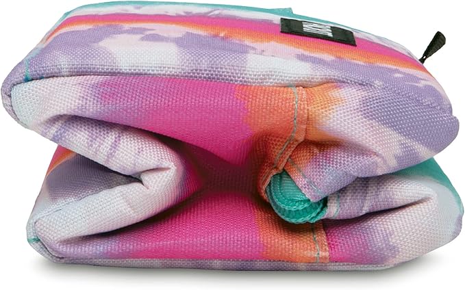 PackIt Freezable Snack Box, Tie Dye Sorbet, Built with ECOFREEZE Technology, Collapsible, Reusable, Zip Closure with Buckle Handle, Great for All Ages and Fresh Snacks on the go
