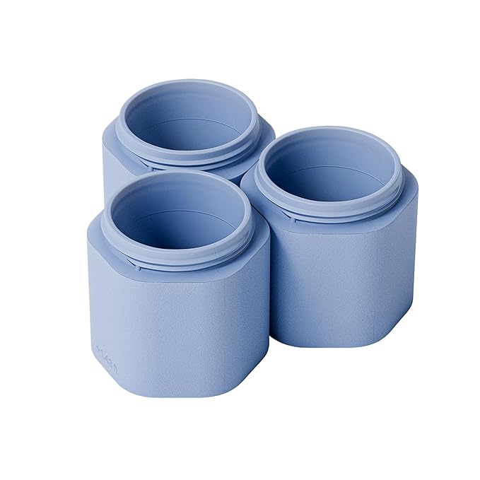 Cadence Extender - Add On to Any Flex Magnetic Containers with Lids,Extension to Travel Bottles for Toiletries - Carry On Travel Essentials For Women/Men - Adds Additional 1.43 fl oz - 3pk, Pacifiic