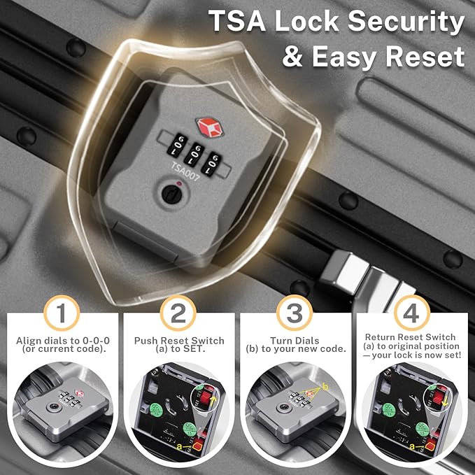 Krute Carry On Luggage 20 inch Aluminum Frame Suitcase with Spinner Wheels No Zipper Hardshell PC+ABS Luggages TSA Lock Zipperless Suitcases