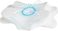 Cervical Neck Pillow for Sleeping, Dual Height Contour Memory Foam Pillow for Neck Pain Relief & Support, Orthopedic Butterfly Pillow for Side, Back & Stomach Sleepers – Cooling Washable Cover (white)