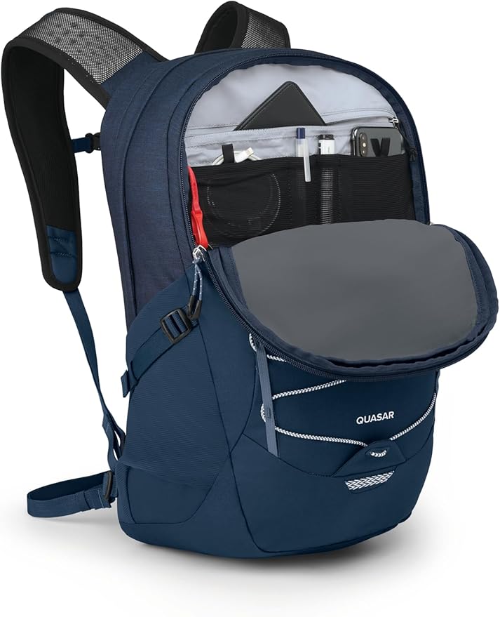 Osprey Quasar Commuter Backpack, Atlas Blue/Heather Grey