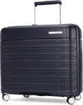 Samsonite Elevation Plus - Medium Hardside Luggage - Scratch Resistant Polypropylene Shell, RightHeight™ Adjustable Handle, Integrated AirTag Holder, TSA Lock, WetPak™ Compartment - Midnight Blue