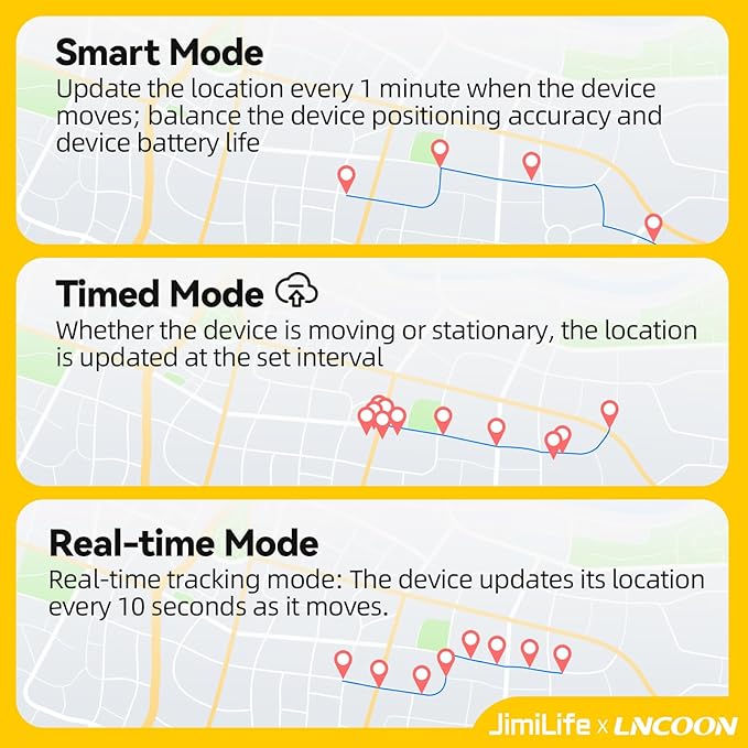 Mini GPS Tracker, Locator with SOS Button Real-Time GPS Tracking Device | GEO-Fence | Battery Alert | for Kid | Elderly | Dog - Subscription Required