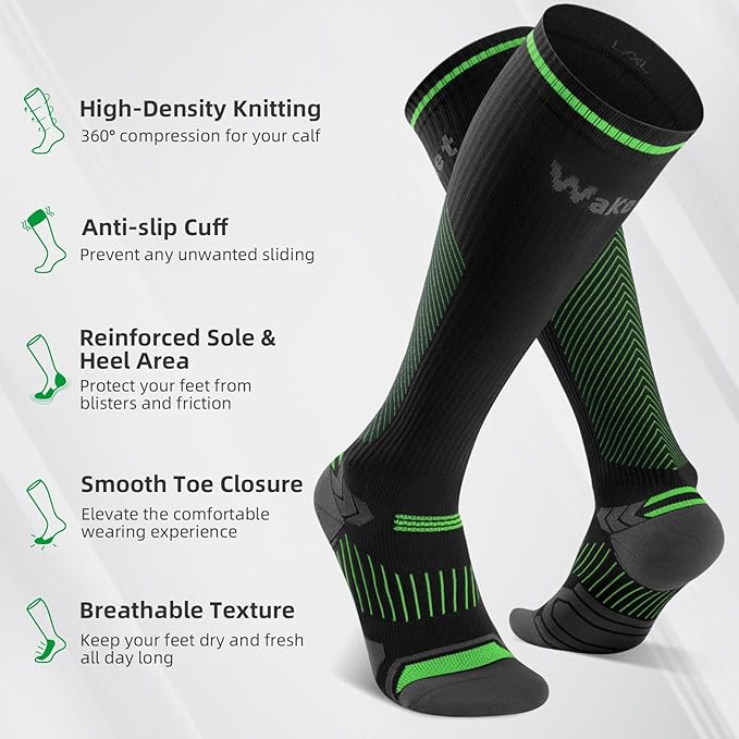 Compression Socks for Women Men 3 Pairs, Compression Stockings, Fragrance Flight Socks for Travelling Sitting