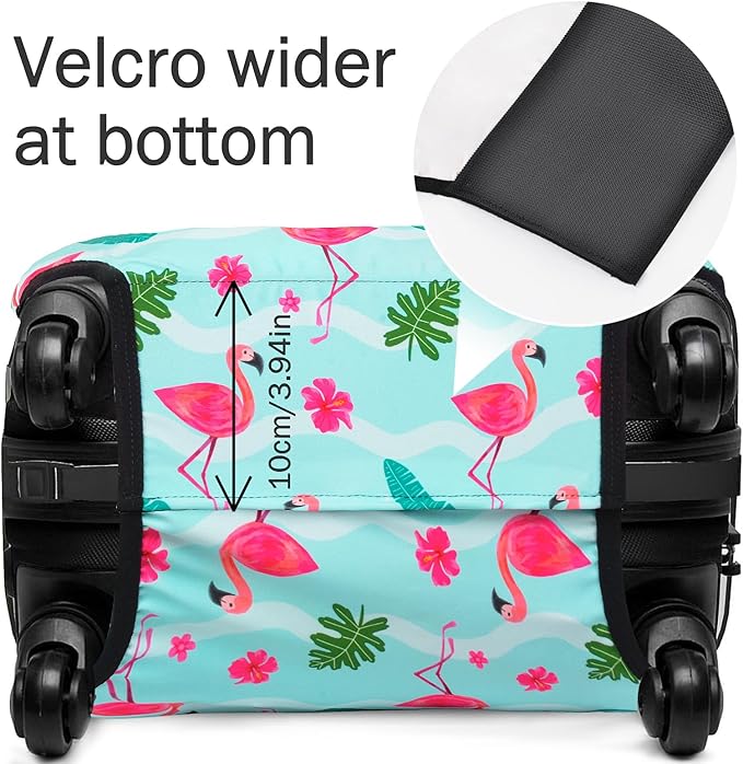 Luggage Cover for Suitcase Elastic Suitcase Cover Protector, Carry On Luggage Sleeve Anti Scratch Travel Essentials Fits 20-22 Inch Suitcase