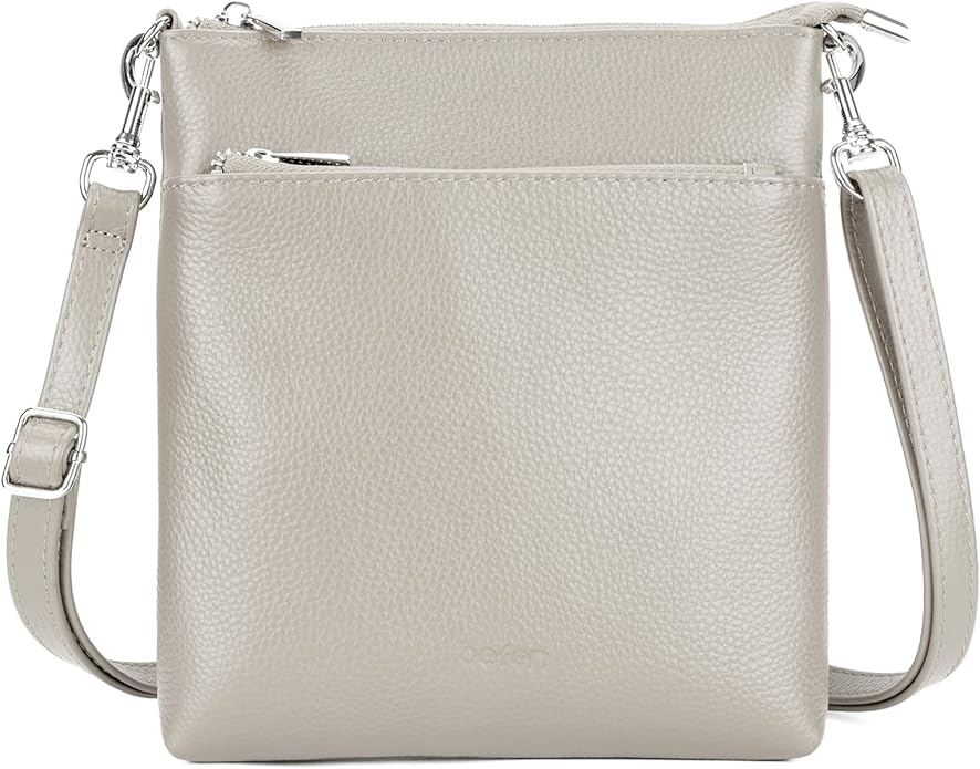 befen Genuine Leather Small Crossbody Purses for Women Travel Cross Body Bags Lightweight with Adjustable Shoulder Strap