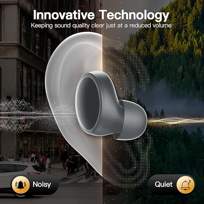 Ear Plugs for Sleeping 45dB Noise Cancelling Ear Plugs for Concerts, Focus, Travel, Work Silicone Hearing Protection Earplugs with 8 Ear Tips Reusable Noise Reduction Ear Plug with Storage Case Gray