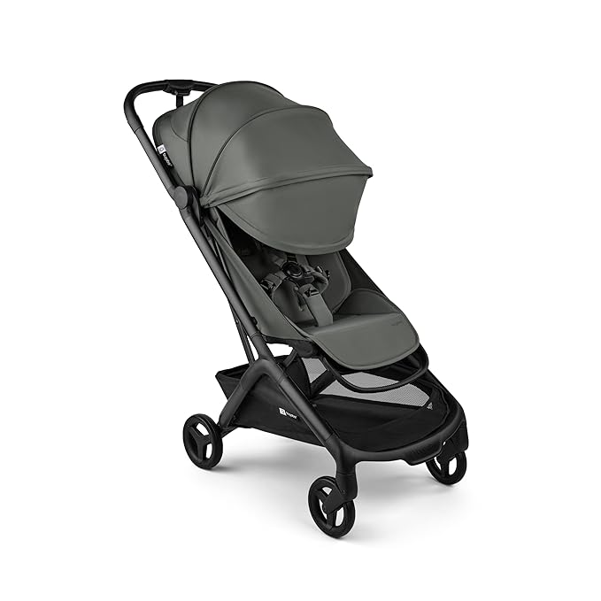 Bugaboo Butterfly 2 Travel Stroller, Ultra-Compact One-Second Fold, Lightweight and Airplane-Friendly (Green)