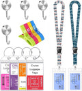 Cruise Ship Essentials, Magnetic Hooks for Cruise Cabins, Cruise Lanyard for Ship Cards, Cruise Luggage Tag Holder, Towel Clips for Chairs Cruise, Cruise Essentials 2025 for All Cruise Lines