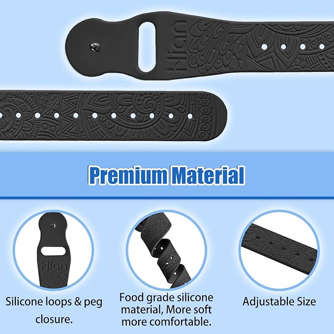 Hion Motion Sickness Bracelets Sea Sickness Wristbands for Motion Sickness/Morning Sickness/Pregnancy Nausea Anti Nausea Wristband Acupressure Nausea Bands Motion Sickness Bands（3Pairs-Black）