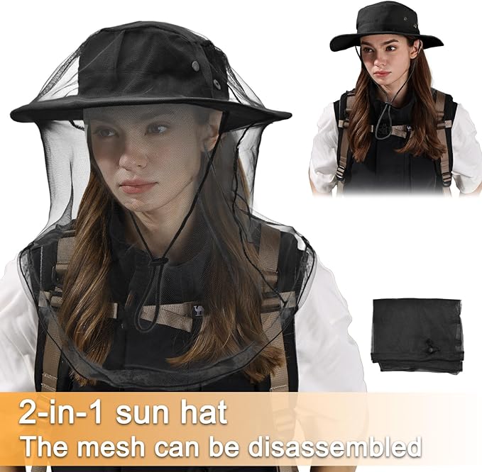 Sun Hats for Men Women Boonie Hat Foldable Fishing Hat UPF 50+ Bucket Hat for Fishing Hiking Garden Safari Beach