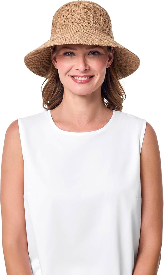 Women's Bucket Hat - UPF 50 Sun Protection - Packable & Travel Friendly - Marina