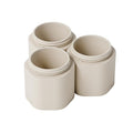 Cadence Extender - Add On to Any Flex Magnetic Containers with Lids,Extension to Travel Bottles for Toiletries - Carry On Travel Essentials For Women/Men - Adds Additional 1.43 fl oz - 3pk, Sand