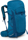 Osprey Talon 33L Men's Lightweight Hiking Backpack with Hipbelt, Scoria Blue/Night Shift