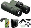 8x42EDII Compact Binoculars for Adults – High-Powered BAK4 Prisms, Diamond White Coating, Waterproof & Fogproof, Rubber Armored – Ideal for Bird Watching, Hunting, Travel, Outdoor Sports