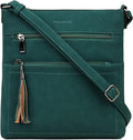 MASINTOR Crossbody Purses for Women, Multi Pocket Casual Crossbody Bag, Adjustable Strap Shoulder Bag with Tassel