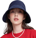 Linen Victorian Bonnet Hat Sun Cap, Foldable Summer Visor | New Katy