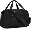 Narwey Carry on Bag 22x14x9 Airlines Approved, Carry on Duffle Bag for Airplane with Wet Pocket, Travel Duffel Bag Luggage Bag Weekender Overnight for Women Men (Black)