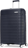 Samsonite Elevation Plus - Large Hardside Luggage - Scratch Resistant Polypropylene Shell, RightHeight™ Adjustable Handle, Integrated AirTag Holder, TSA Lock, WetPak™ Compartment - Midnight Blue
