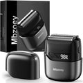 Electric Foil Shavers for Men: Mini Electric Razor for Face - IPX7 Waterproof Cordless Razor with LED Display & Fast Charge - Micro-Comb Technology & Precision Blades