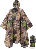 salamra Hooded Rain Poncho Waterproof Raincoat Jacket for Men/Women/Adults with Pocket