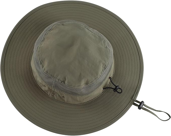 Home Prefer UPF 50+ Men's Sun Hat Wide Brim Bucket Hat UV Protection Hat for Mens Womens Beach Safari Gardening Golf Fishing
