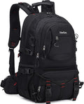 Nerlion 40L Hiking Backpack Travel Backpack for Men Women Camping Waterproof Outdoor Hiking Daypack Lightweight Backpack (Black)