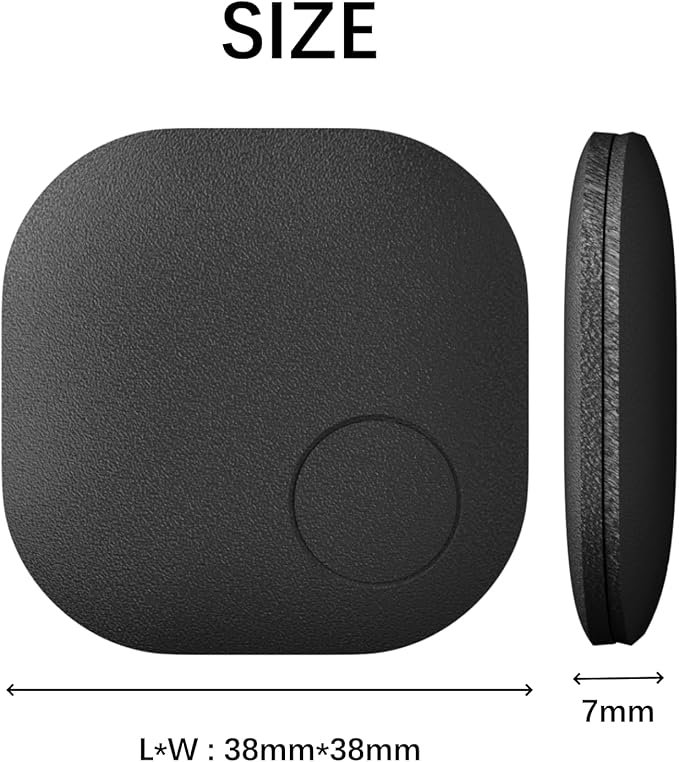 Air Tags-4 Pack Bluetooth Item Finders Work for Apple Find My APP(iOS Only) Tracker Tags for Keys, Luggage, Backpack, Airtags with Lanyard (4)