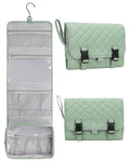 Relavel Travel Hanging Toiletry Bag for Men Women Travel Kit Shaving Bag Waterproof Large Makeup Bag Wash Bag Makeup Organizer Cosmetic Case for Bathroom Shower Green Pro