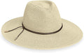 Wallaroo Hat Company Women’s Monetecito Fedora – UPF 50+ UV Protection, Wide Brim, Medium Size, Packable, Adjustable Sun Hat