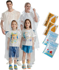 SaphiRose Disposable Rain Ponchos Emergency Clear Poncho