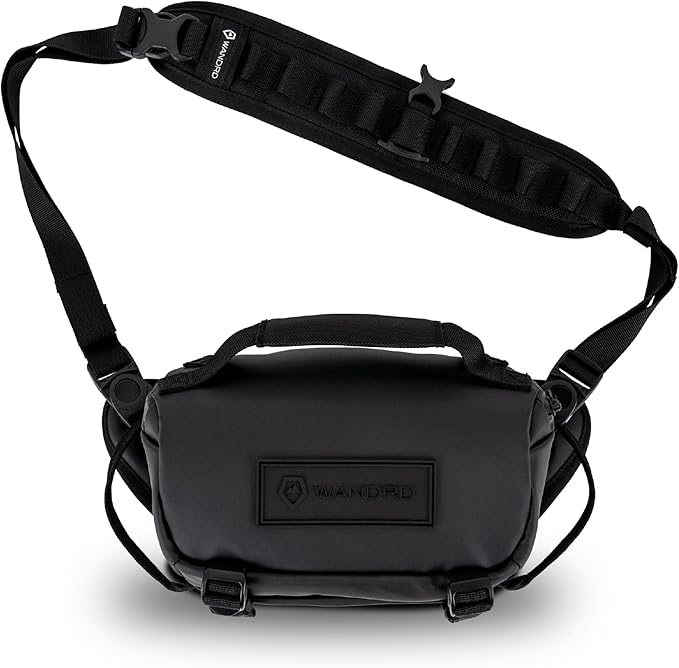 WANDRD ROGUE V1 3L Sling: Compact Camera Sling and Crossbody Bag with Fast Access, 3-Way Carry– Lightweight Everyday Bag Great for Travel, Photography, and Daily Use (Black)
