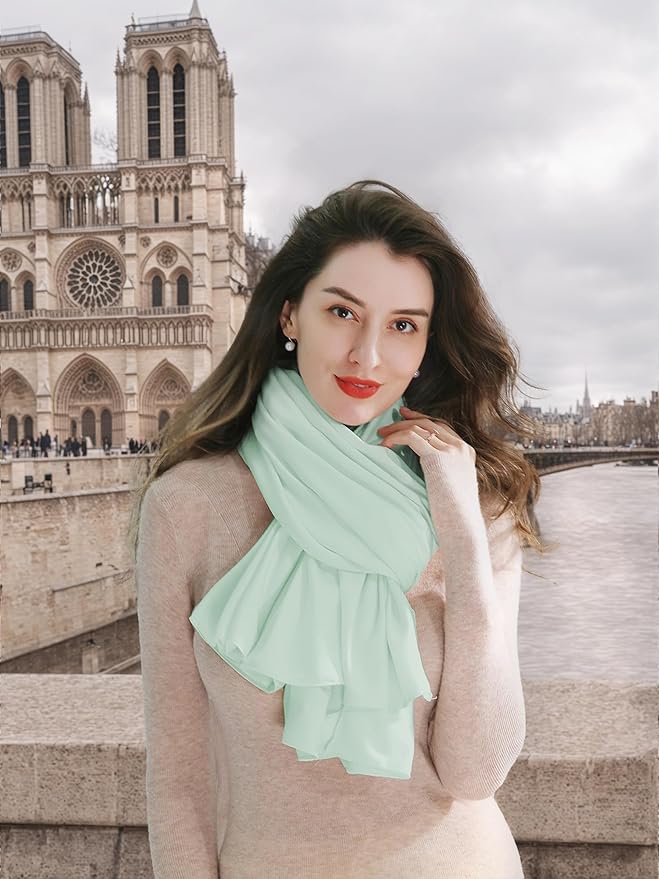 VENVSBEE Shawl Wraps for Women, Travel Scarf Soft Blanket Wrap Pashmina Travel Accessory for Airplane