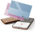 2025 [Apple MFi Certified] (iOS Only) Bluetooth Tracker Smart Finder for Apple Find My, iPhone Card Wallet Finder GPS Tracker, 5-10 Years Battery, Keys Finder and Item Locator for Keys, Bags, Passport