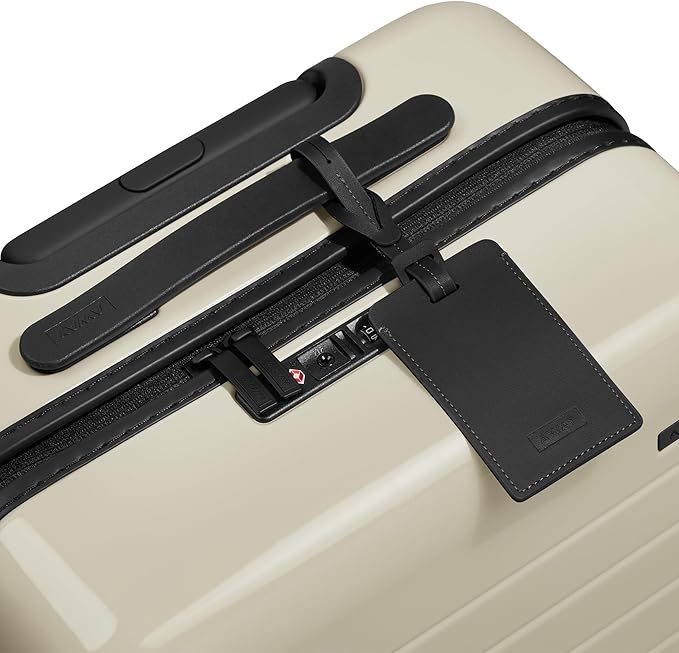 Away Bigger Carry-On Luggage, Lightweight Hardside Large Suitcase with Spinner Wheels, TSA Lock, Airline Approved, Salt White