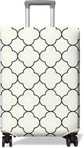 Travel Luggage Cover Suitcase Protector Fits 18-32 Inch Wheel Covers PatternedTravel Related Items Flower Luggage Protector Elastic L