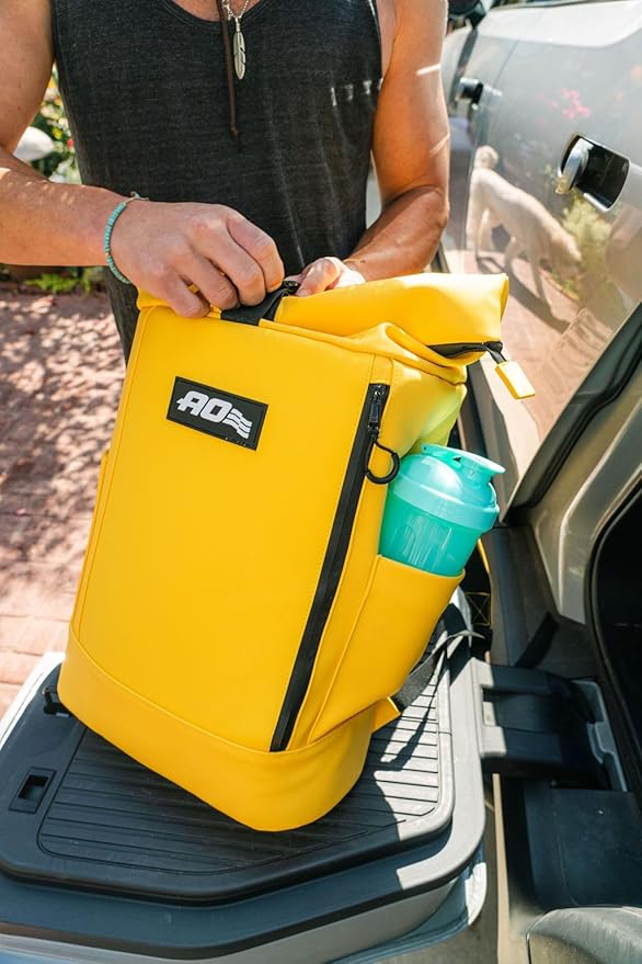 AO Coolers Nomad Backpack Cooler, Waterproof Roll-Top, Insulated