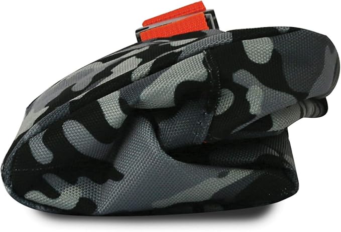 PackIt Freezable Snack Box, Charcoal Camo, Built with ECOFREEZE Technology, Collapsible, Reusable, Zip Closure with Buckle Handle, Great for All Ages and Fresh Snacks on the go