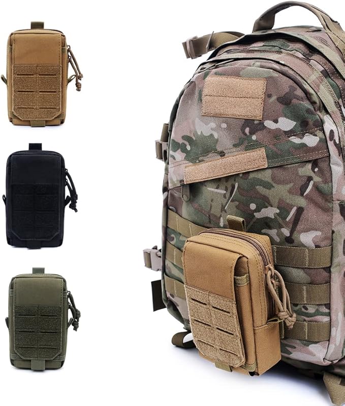 Tactical Molle EDC Pouch Cellphone Pouch Holder Utility Gadget Organizer Bag