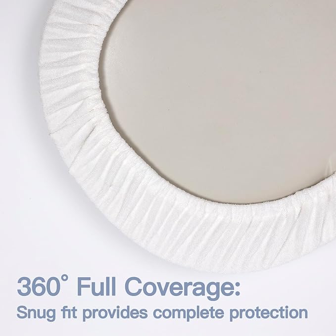 2-Pack Waterproof Changing Pad Covers-Soft Baby Nursery Diaper Changing Pad Sheets,Contour Changing Pads Liners,Change Pad Cover,Ultra-Soft & Breathable,Fits Skip Hop,Keekaroo Peanut,Machine Washable