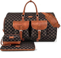 Garment Bag for Travel, Convertible Carry on Garment Duffel Bag for Men 3Pcs Weekender Bag 2 in 1 Hanging Suitcase Suit Bag