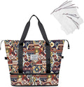 NPBAG Women Travel Duffel, Multi Functional Large Expandable Weekender Carry-on Tote, Gym Workout Overnight Bag, Mommy Hospital Bag for Labor and Delivery