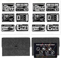PSKOOK 12 Pcs Survival Multitool Card Emergency Camping Tool EDC Kit in Your Wallet Outdoor Hunting Fishing Hiking Gear