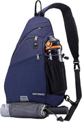 WATERFLY Large Crossbody Sling Bag: Over Shoulder Backpack Daypack Casual Cross Chest Side Pack