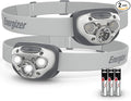 Energizer LED Headlamp PRO (2-Pack), IPX4 Water Resistant Headlamps, High-Performance Head Light for Outdoors, Camping, Running, Storm, Survival LED Light for Emergencies (Batteries Included)