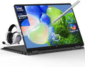 HP OmniBook X Flip 16 2-in-1 Laptop: 16" FHD+ Touchscreen, Intel Core Ultra 7 (NPU 47 Tops), 16GB RAM, 1TB SSD, Intel Arc 140V GPU, Copilot+ PC, Eclipse Gray, W/Pen Accessories, Windows 11 Pro