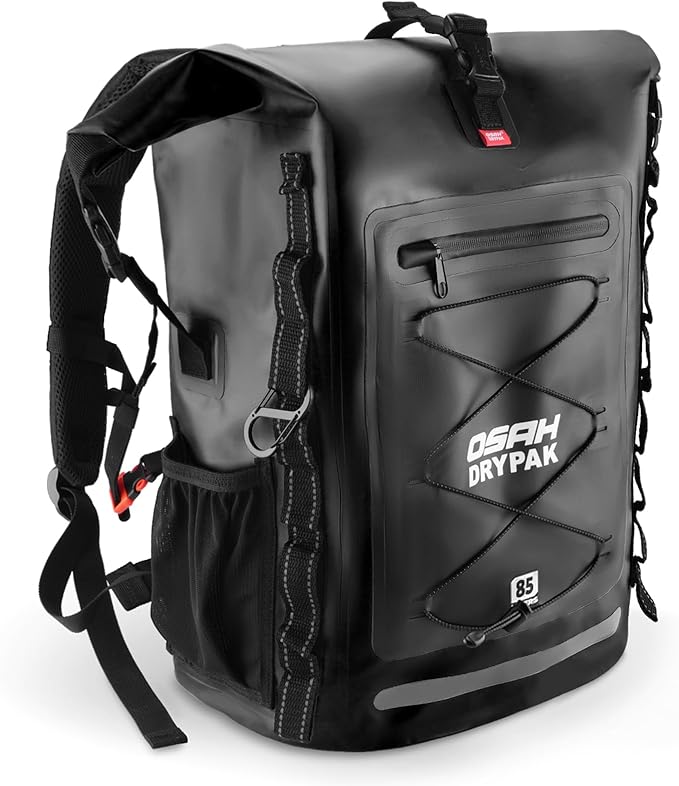 Waterproof Backpack Dry Bag 35L/55L/85L– Heavy Duty Roll-Top Hiking Backpack for Travel, Kayaking, Boating, Camping, Rafting and Fishing